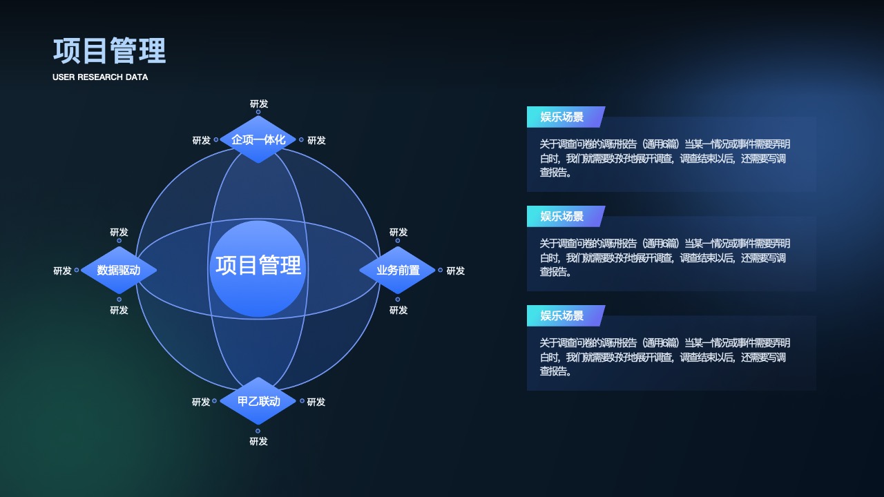 PPT模板  2023科技风数据科技公司介绍PPT模版