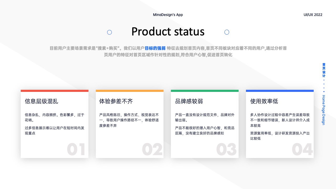 PPT架构 PPT模板  25页蓝色原创UI作品集平面设计逻辑架构图PPT模板免费下载