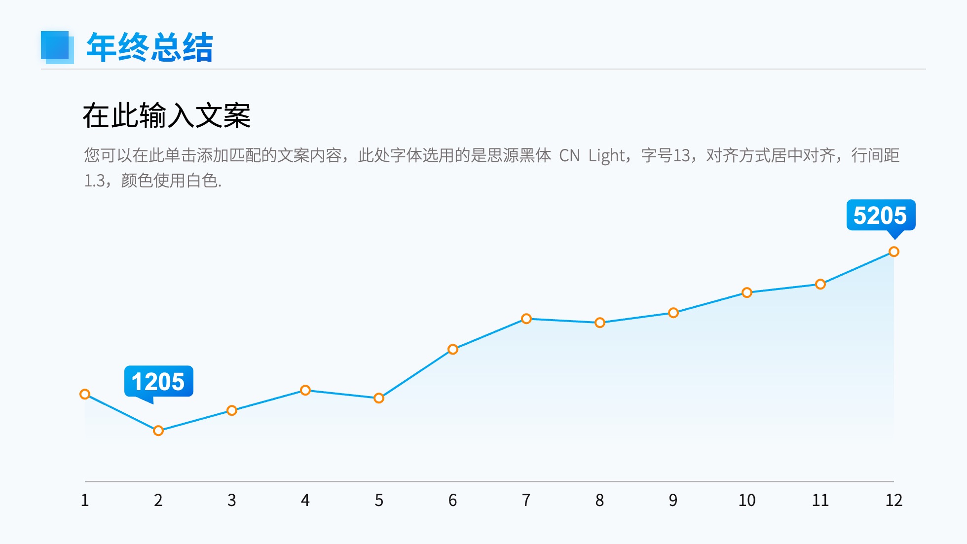 PPT模板  124页实用蓝色商务风图表统计设计PPT模板免费下载