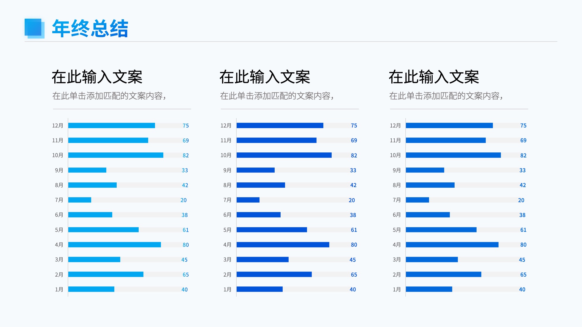 PPT模板  124页实用蓝色商务风图表统计设计PPT模板免费下载