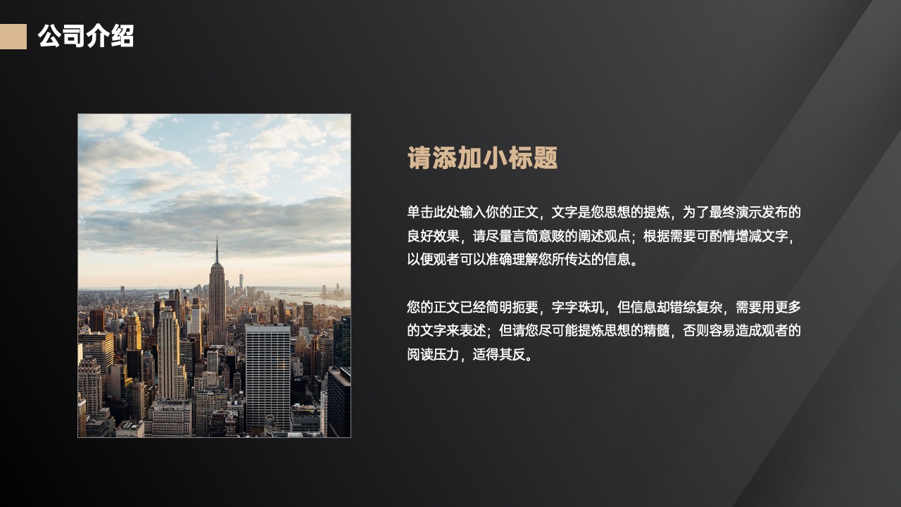 PPT模板  黑金质感商业计划书PPT模板免费下载