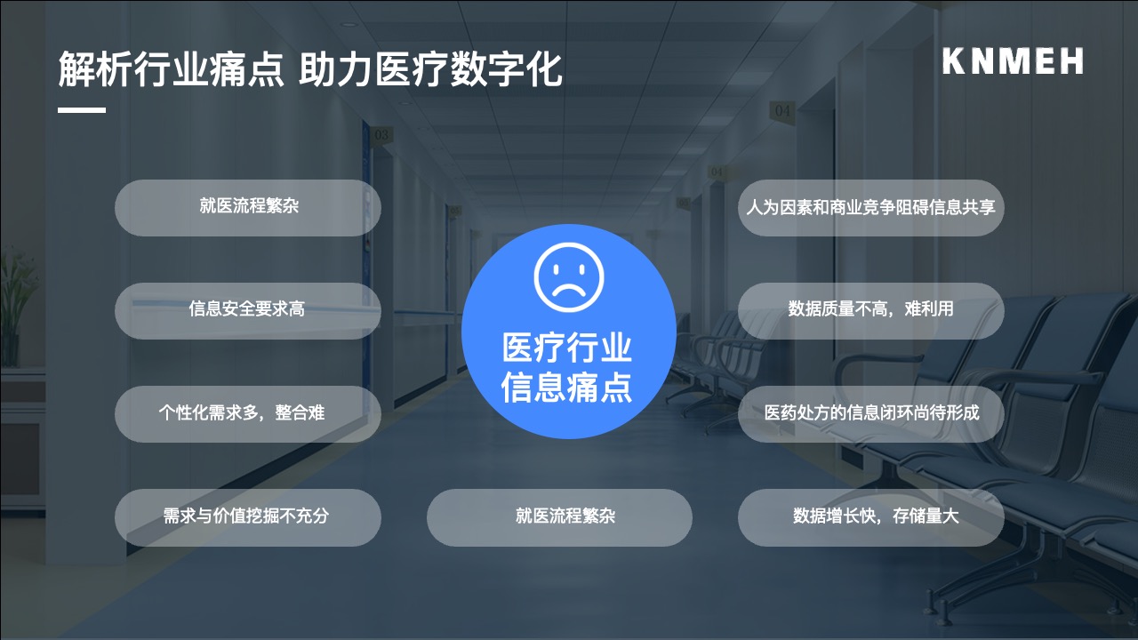PPT模板  高级数字化智慧医疗宣传科技集团介绍PPT模板免费下载