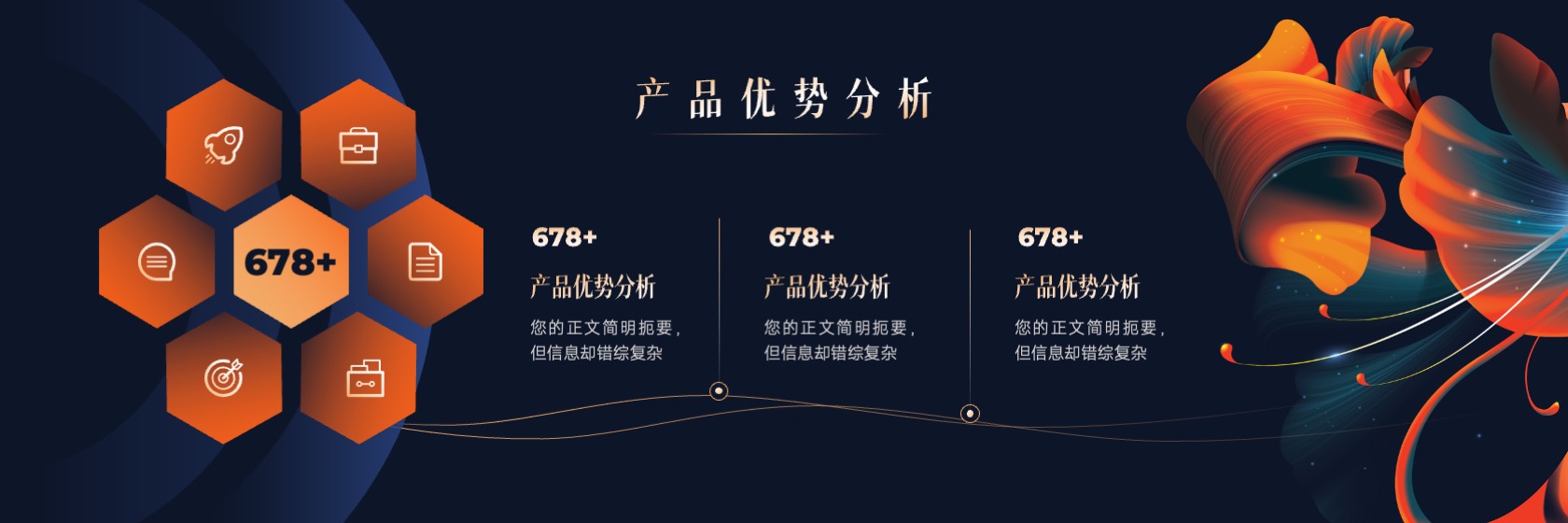 PPT宽屏  高端大气时尚医美地产产品发布会PPT模板免费下载