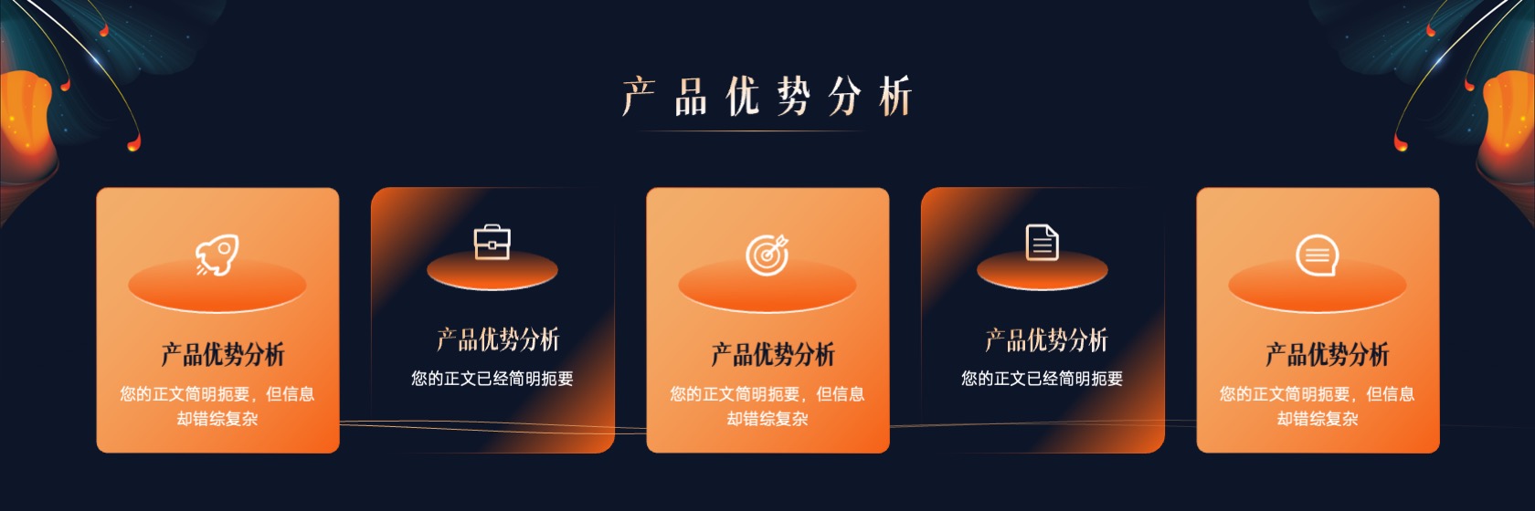 PPT宽屏  高端大气时尚医美地产产品发布会PPT模板免费下载
