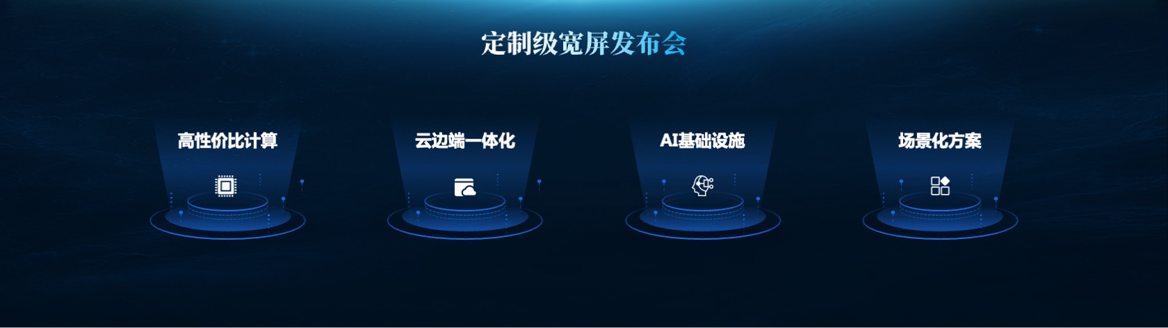 PPT宽屏  宽屏科技风发布会PPT模板免费下载
