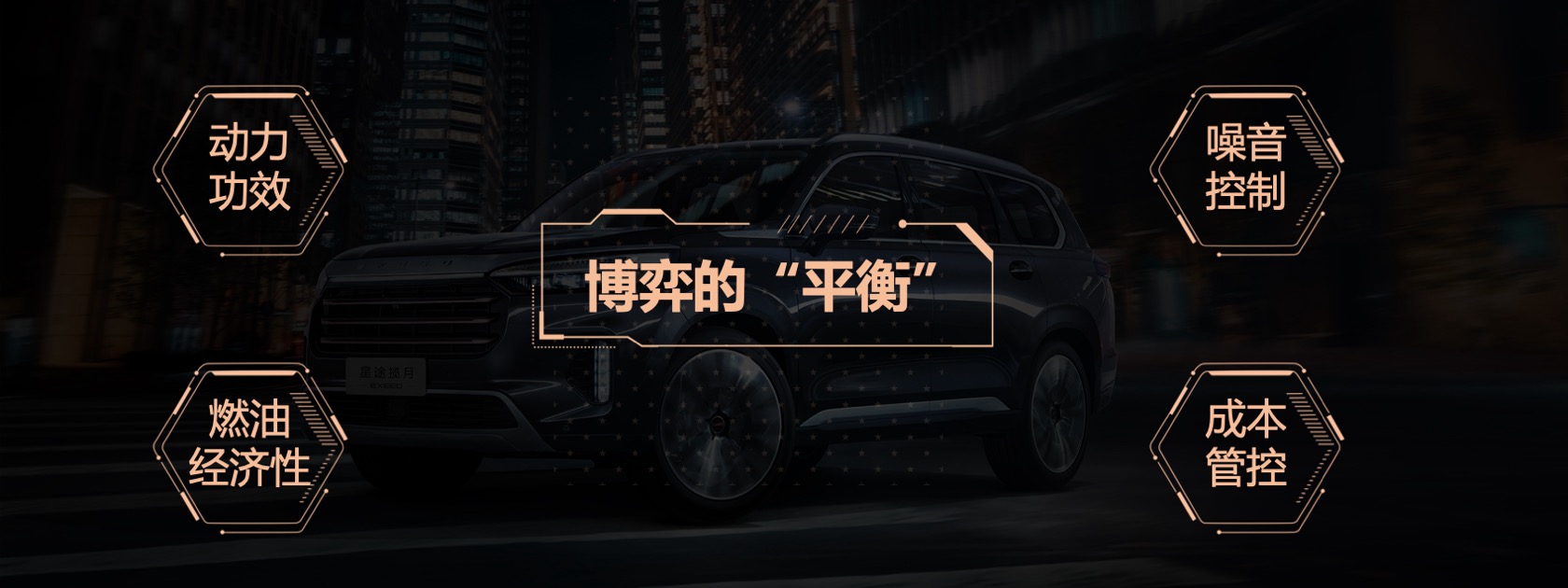 PPT宽屏  宽屏发布会M36T 星核动力2.0TGDI发动机宣传材料PPT模板免费下载