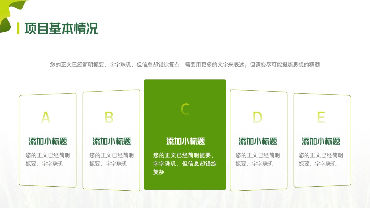 PPT模板  全面推进乡村振兴项目工作汇报PPT模板免费下载