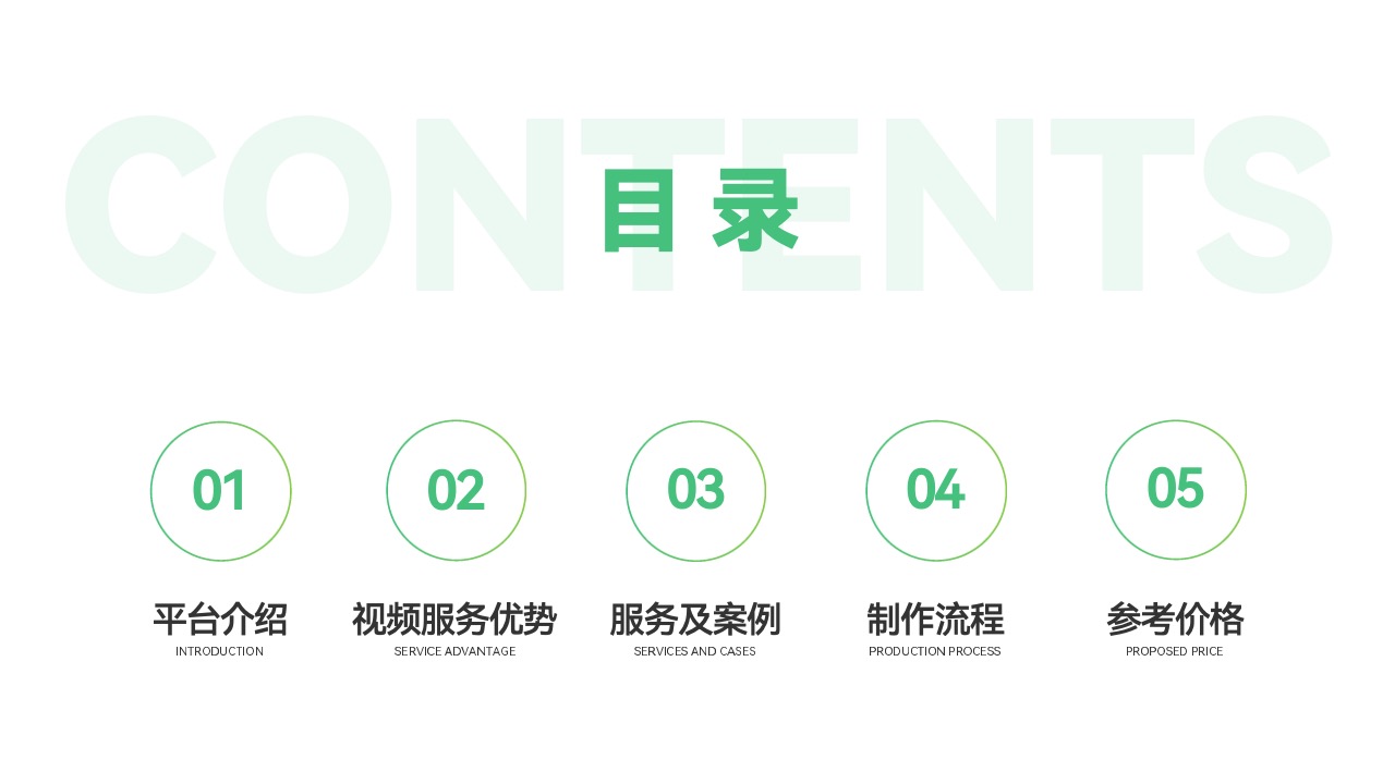 PPT模板  企业视频服务方案PPT模板免费下载