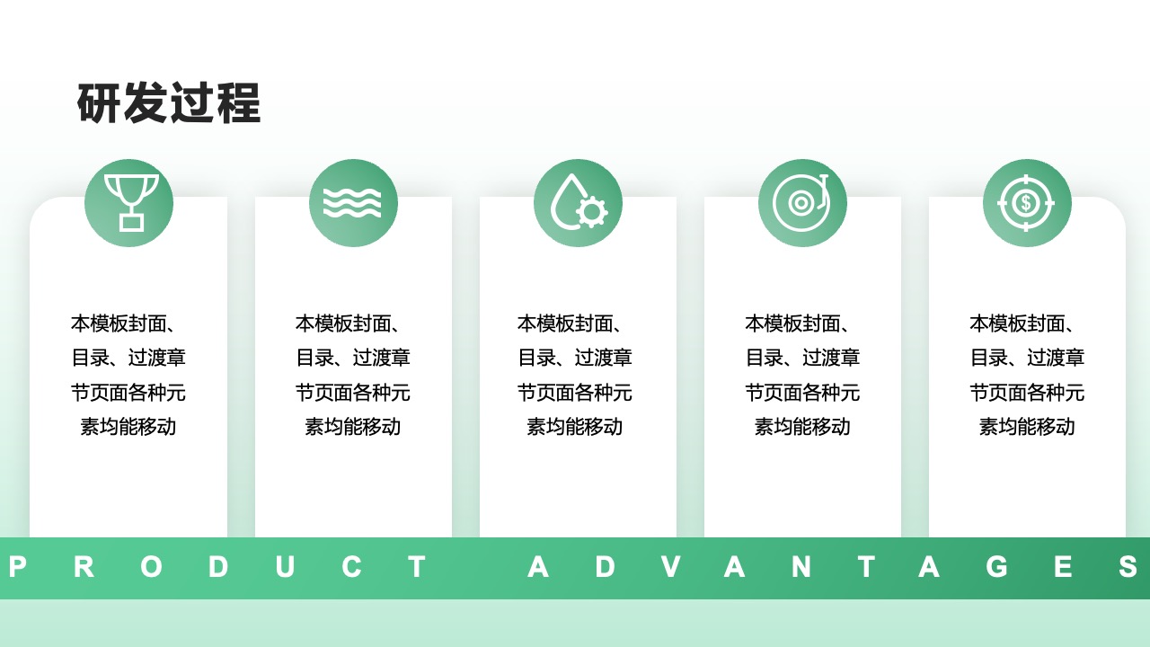 PPT模板  绿色 XX行业企业介绍通用PPT模板免费下载