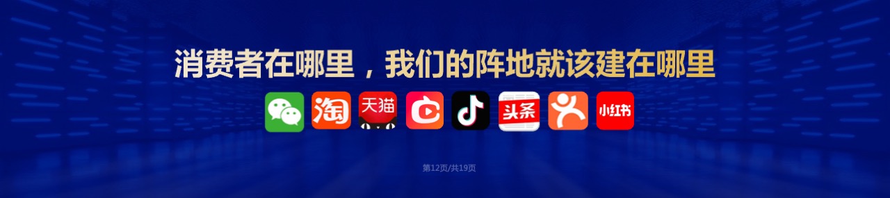 PPT宽屏  2024家居卖场互联网战略发布会PPT模板免费下载
