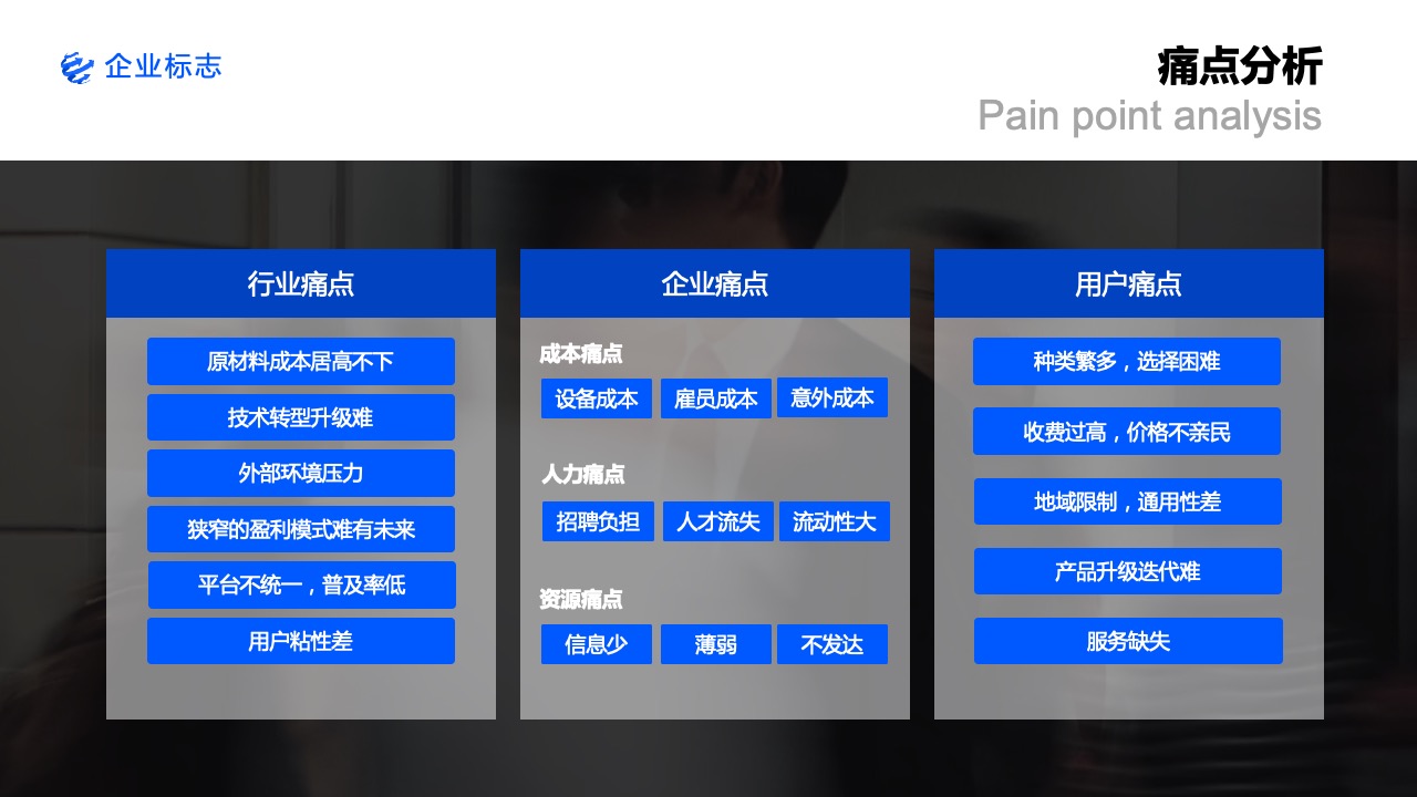 PPT模板  26页蓝色商务投资计划PPT模板免费下载