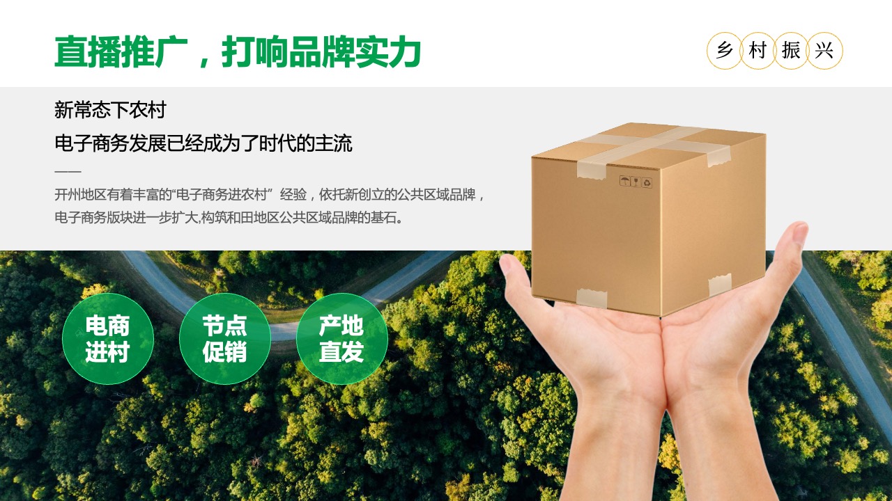 PPT模板  32页乡村振兴农业农村规划计划书PPT模板免费下载