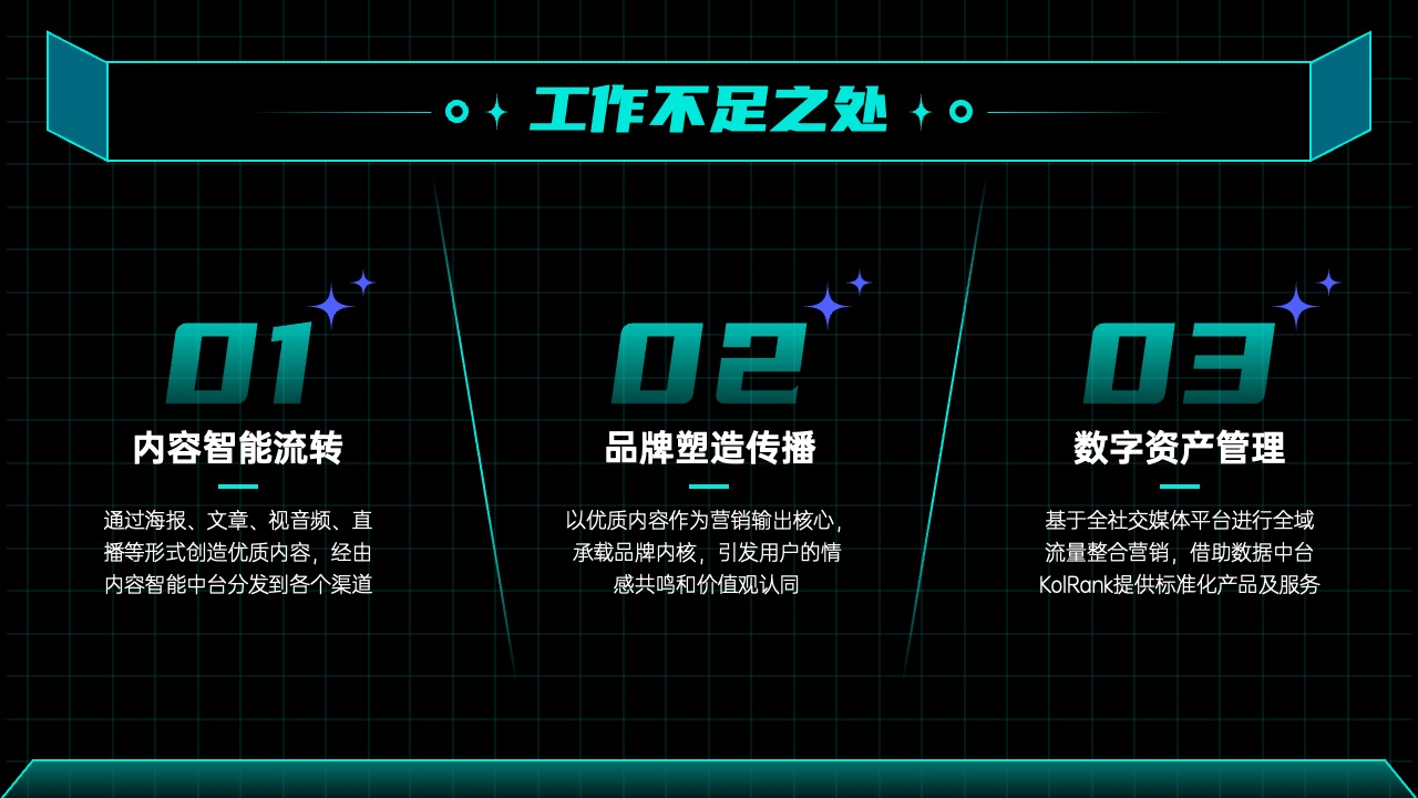 PPT模板  科技酷炫总结汇报PPT模板免费下载