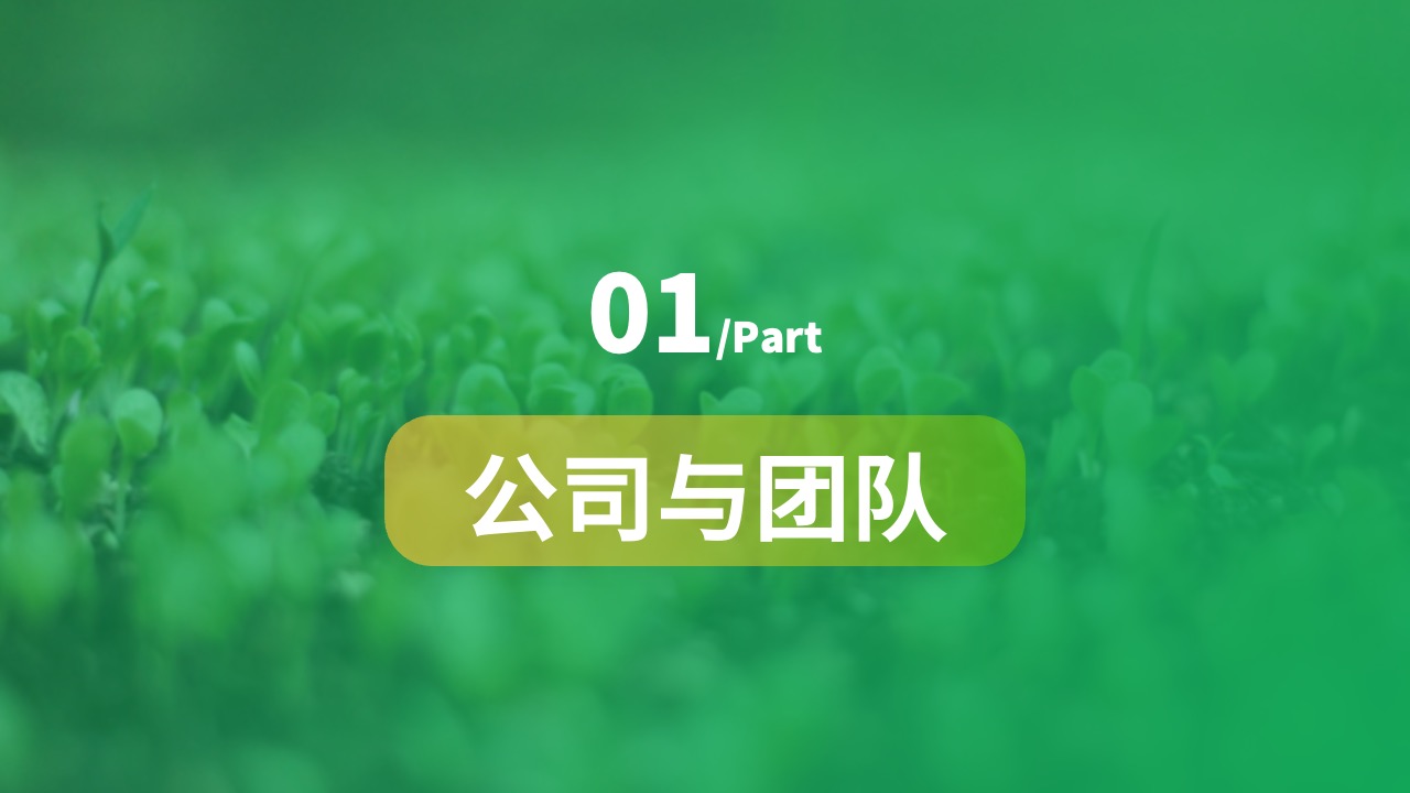 PPT模板  智慧农业创业计划书ppt模板