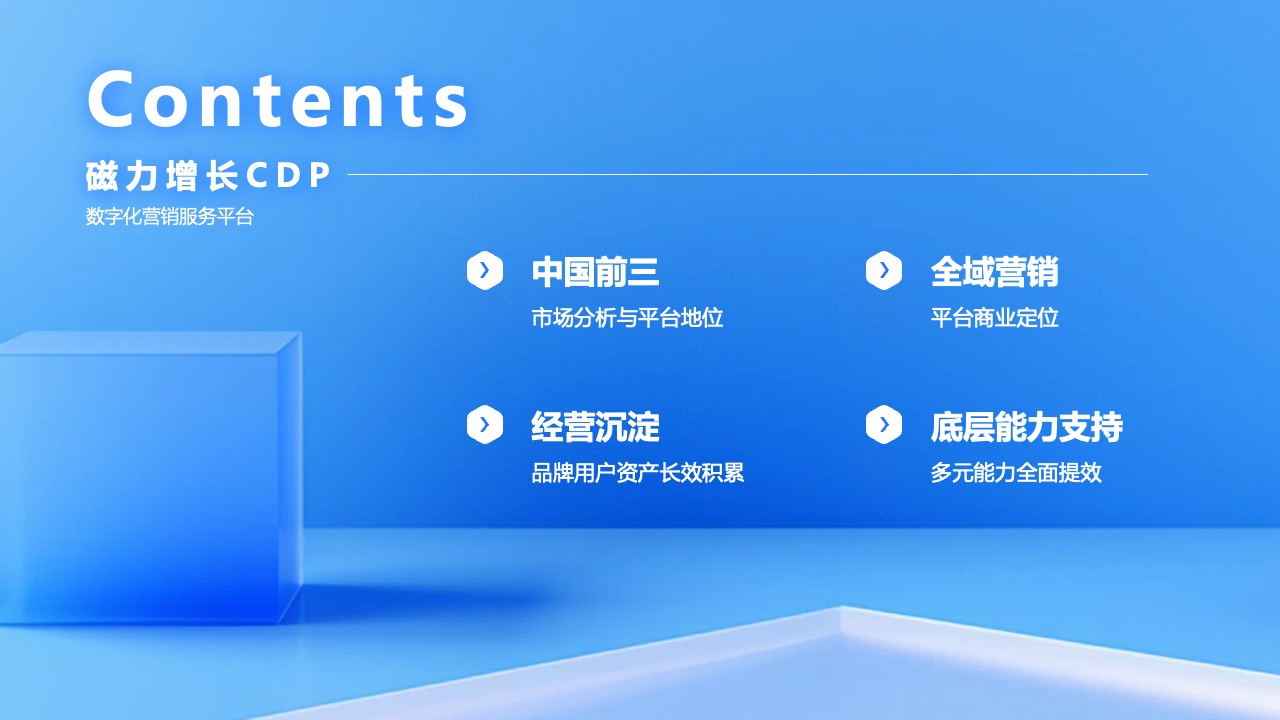 PPT模板  16页蓝色背景高级原创ppt模板
