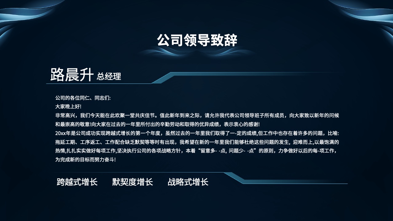 PPT模板 龙年大吉  企业年终颁奖典礼PPT模板免费下载