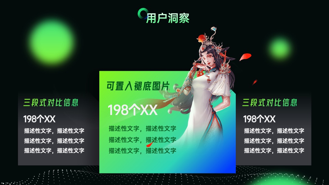 PPT模板  科技风游戏行业现状调查报告ppt模板