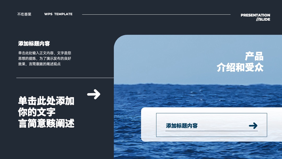 PPT模板  商务风湖蓝色企业宣传公司简介产品介绍PPT模板免费下载