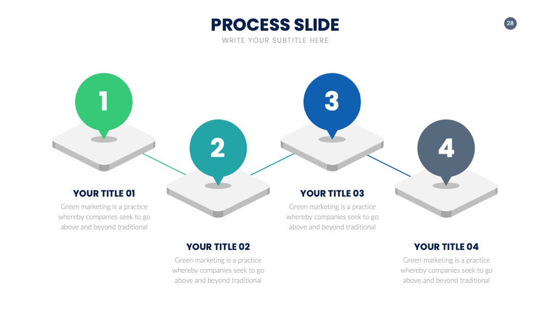 PPT可视化  任务过程信息图内容可视化信息图表PPT模板免费下载