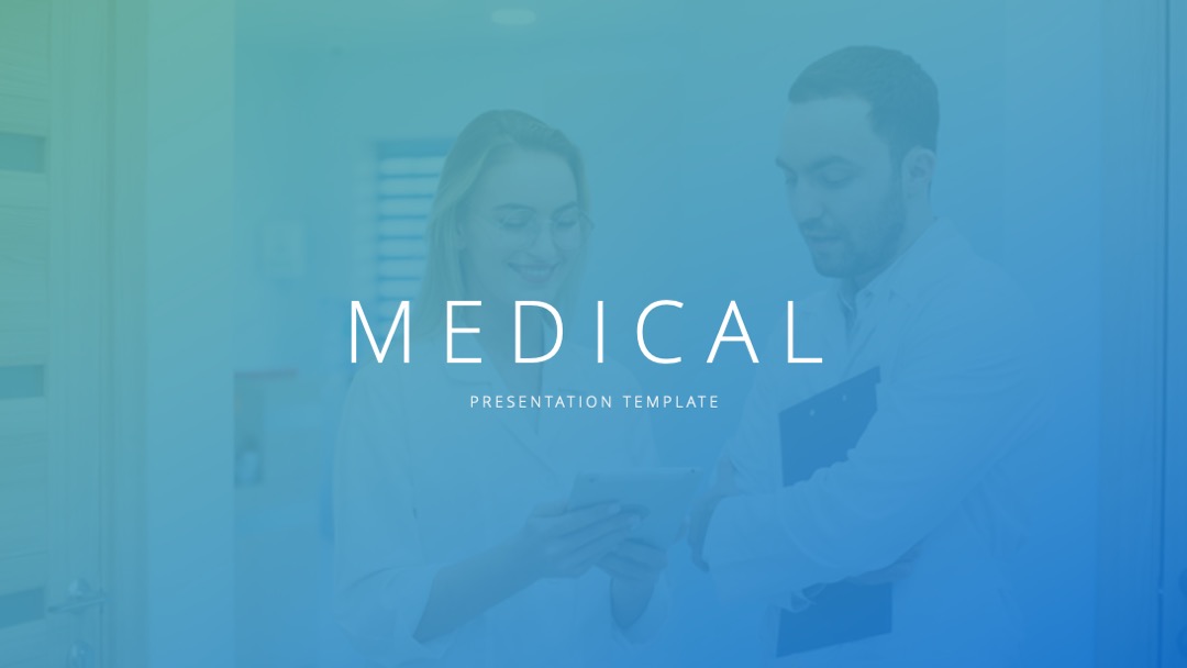 PPT可视化  医疗健康信息图表排版设计PPT模板免费下载