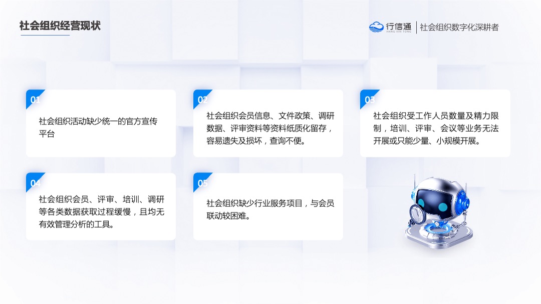 PPT模板  行信通&社会组织数字化转型解决方PPT模板免费下载