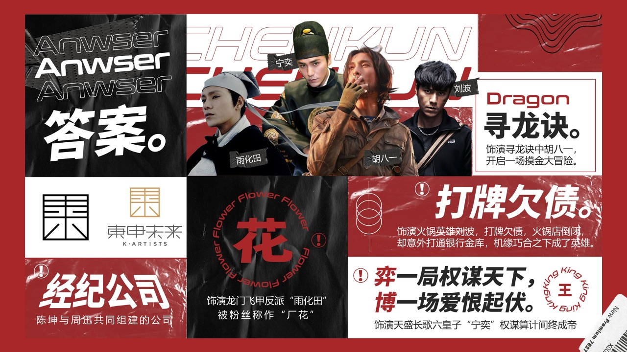 PPT模板  明星个人简介推广路演形象PPT