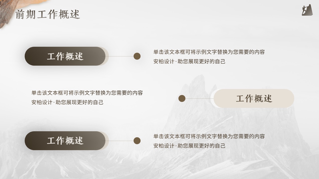 PPT模板  高级大气年终工作总结计划汇报PPT