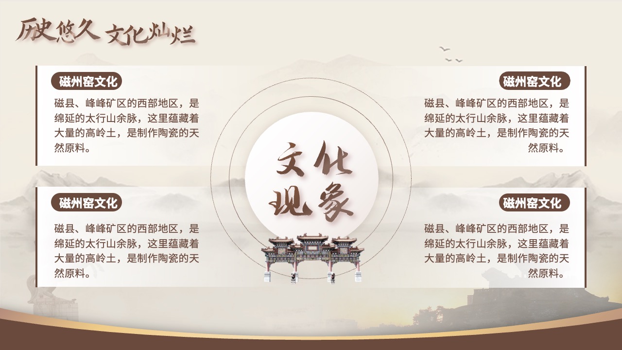 PPT模板  邯郸成语之都太极之乡PPT模板免费下载