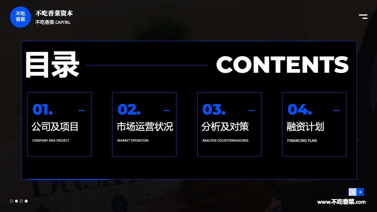打工人资本目录PPT模板免费下载