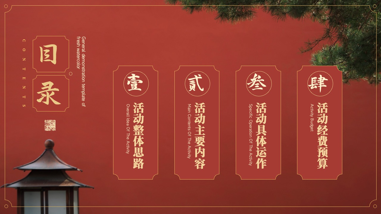 活动预算与运作PPT模板免费下载