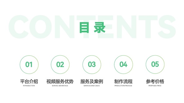 平台服务与制作流程PPT模板免费下载