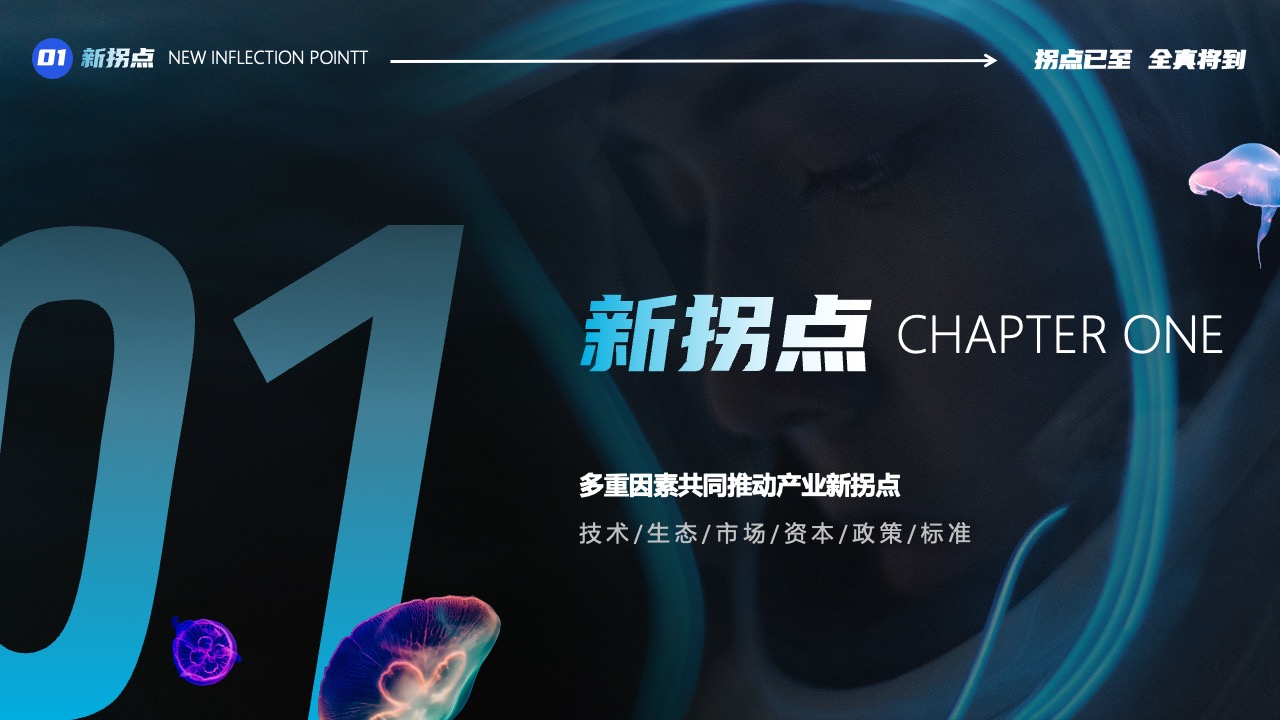 产业新拐点PPT模板免费下载