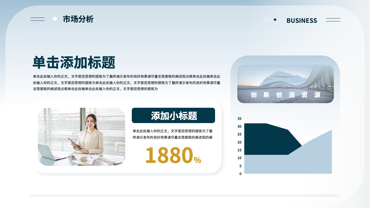 市场分析与创新资源开发PPT模板免费下载