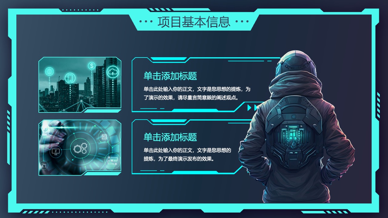 项目基本信息概述PPT模板免费下载