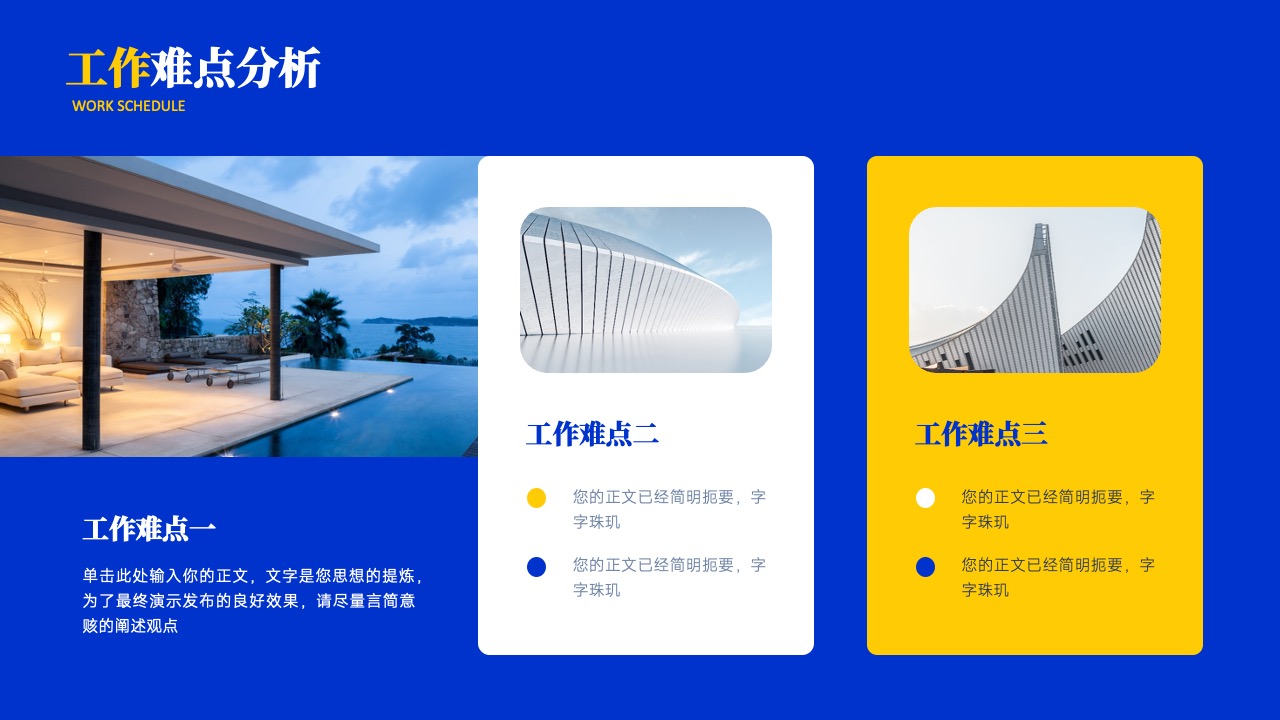 工作难点分析与解决方案PPT模板免费下载