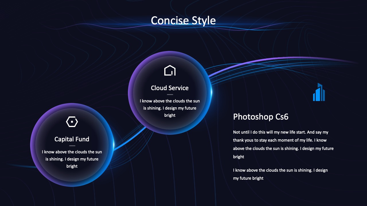 Cloud Service与Photoshop Cs6的未来展望PPT模板免费下载