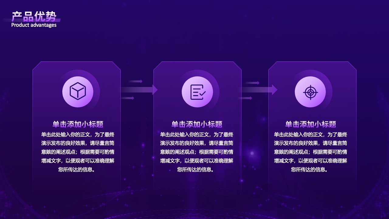 产品优势的全面展示与分析PPT模板免费下载