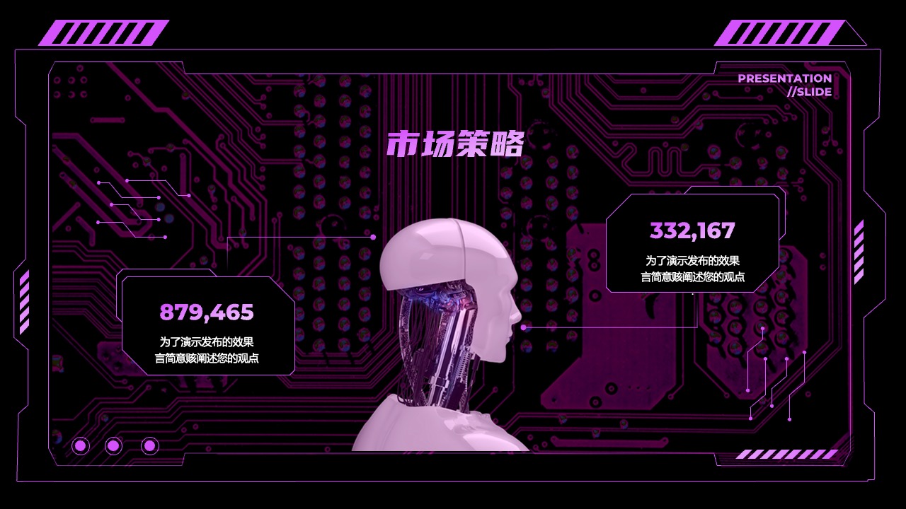 市场策略演示与要点阐述PPT模板免费下载