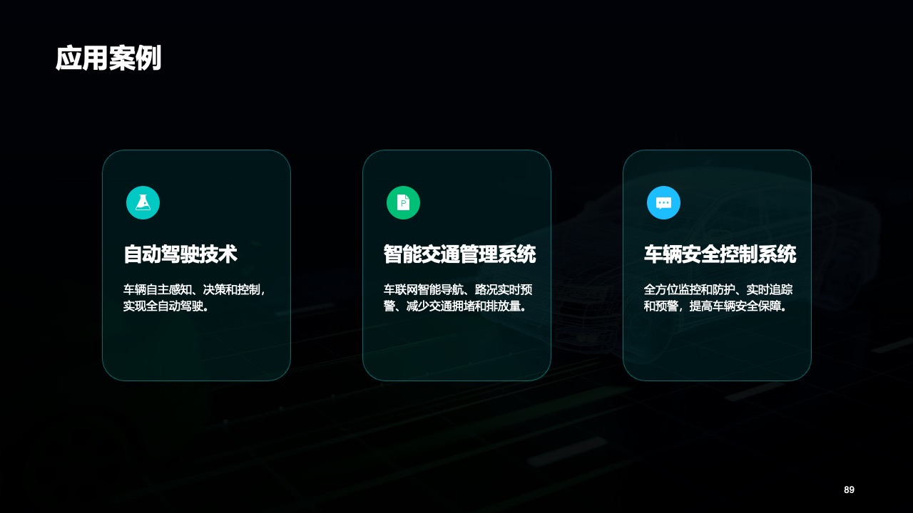 自动驾驶技术与智能交通管理系统PPT模板免费下载