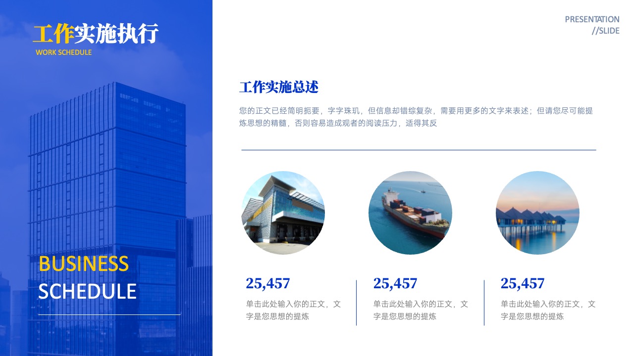 工作实施执行PPT模板免费下载