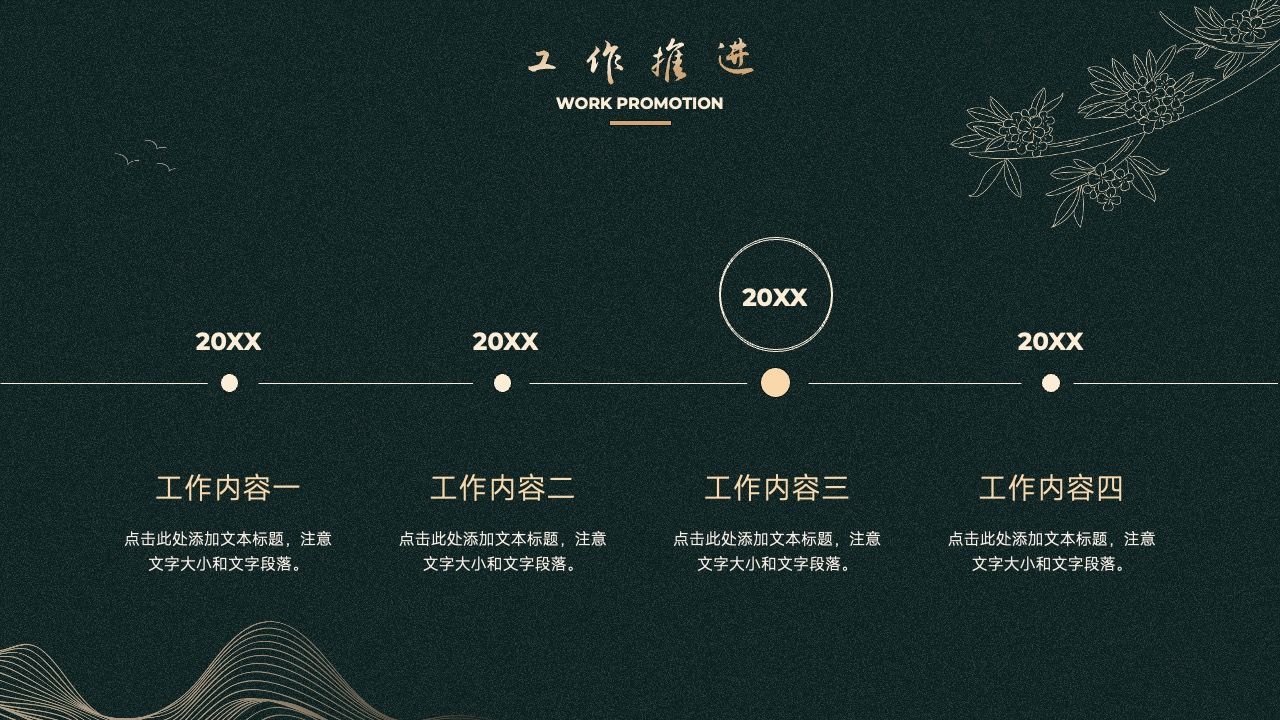 工作推进与内容编辑指南PPT模板免费下载