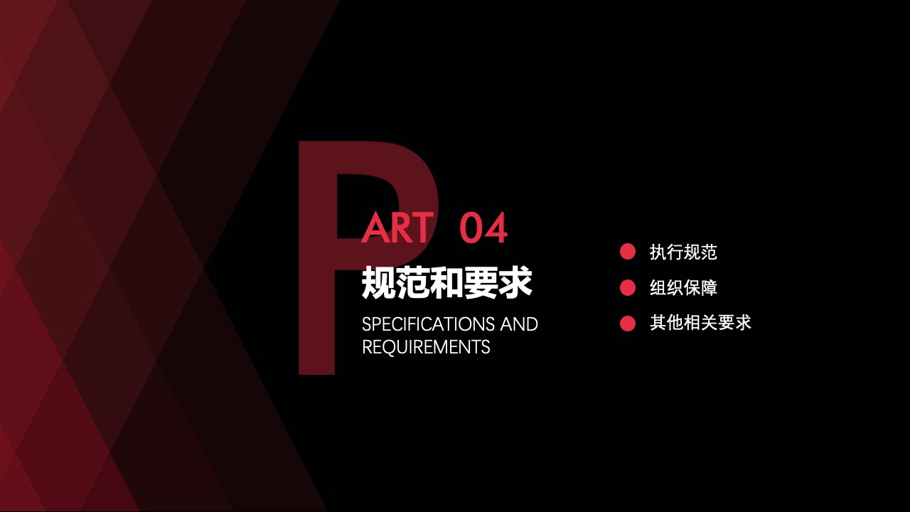 执行规范与要求概述PPT模板免费下载