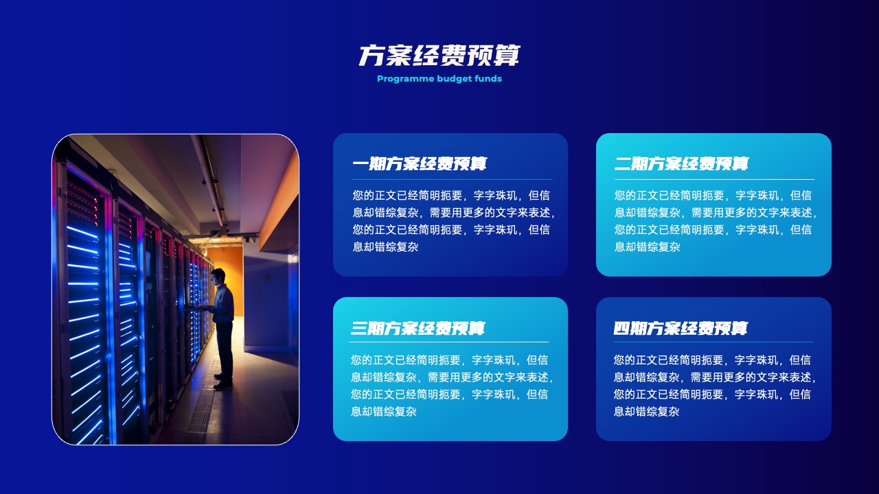 方案经费预算：详细规划与分配PPT模板免费下载