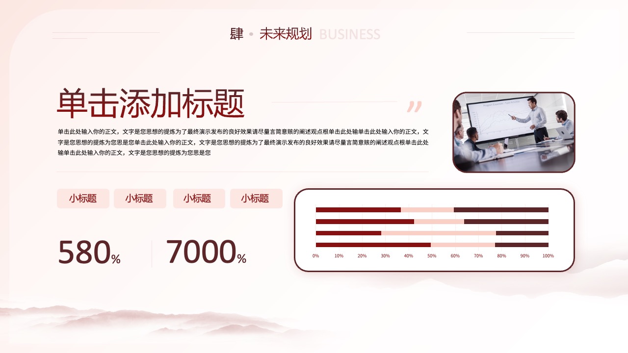 未来规划与目标阐述PPT模板免费下载