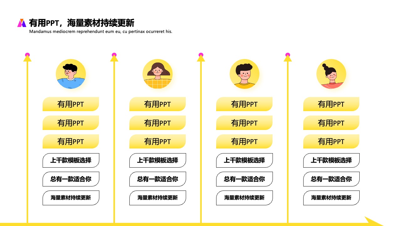 有用PPT：海量与持续更新的素材库PPT模板免费下载