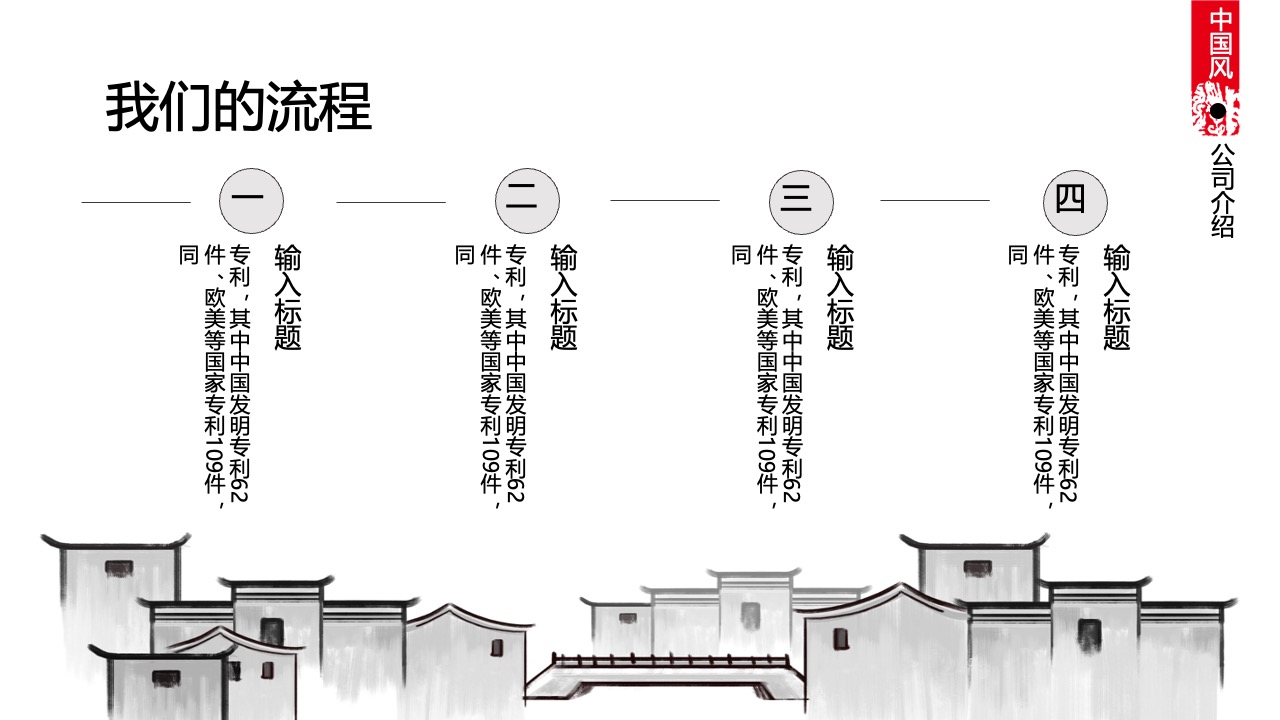 中国风公司：国际专利与创新实力PPT模板免费下载