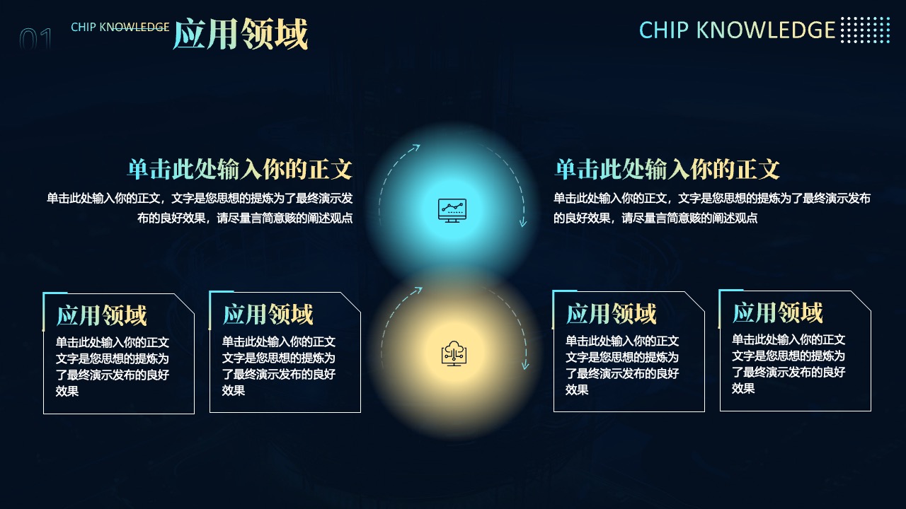 CHIPKNOWLEDGE制作过程解析PPT模板免费下载