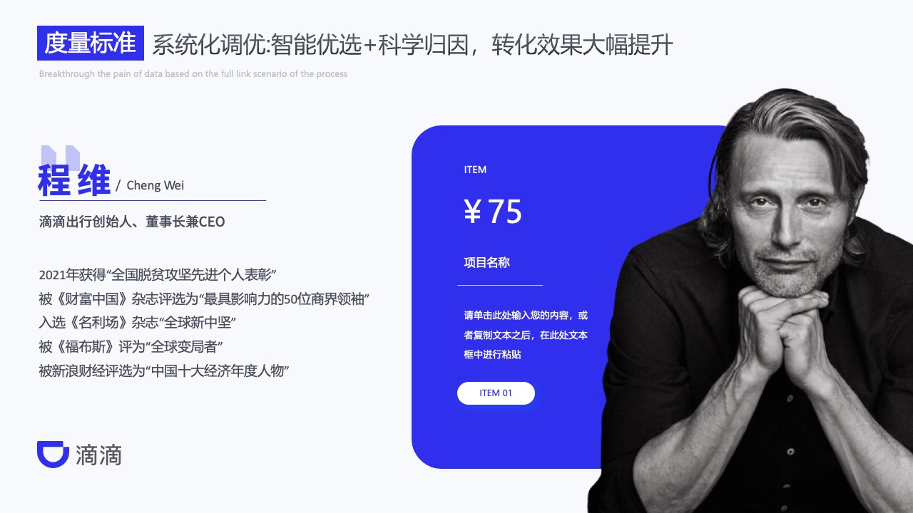 度量标准：系统化调优与项目成就PPT模板免费下载
