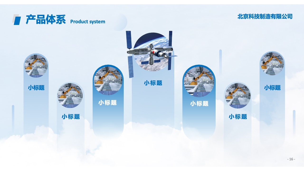 北京科技制造有限公司核心能力展示PPT模板免费下载