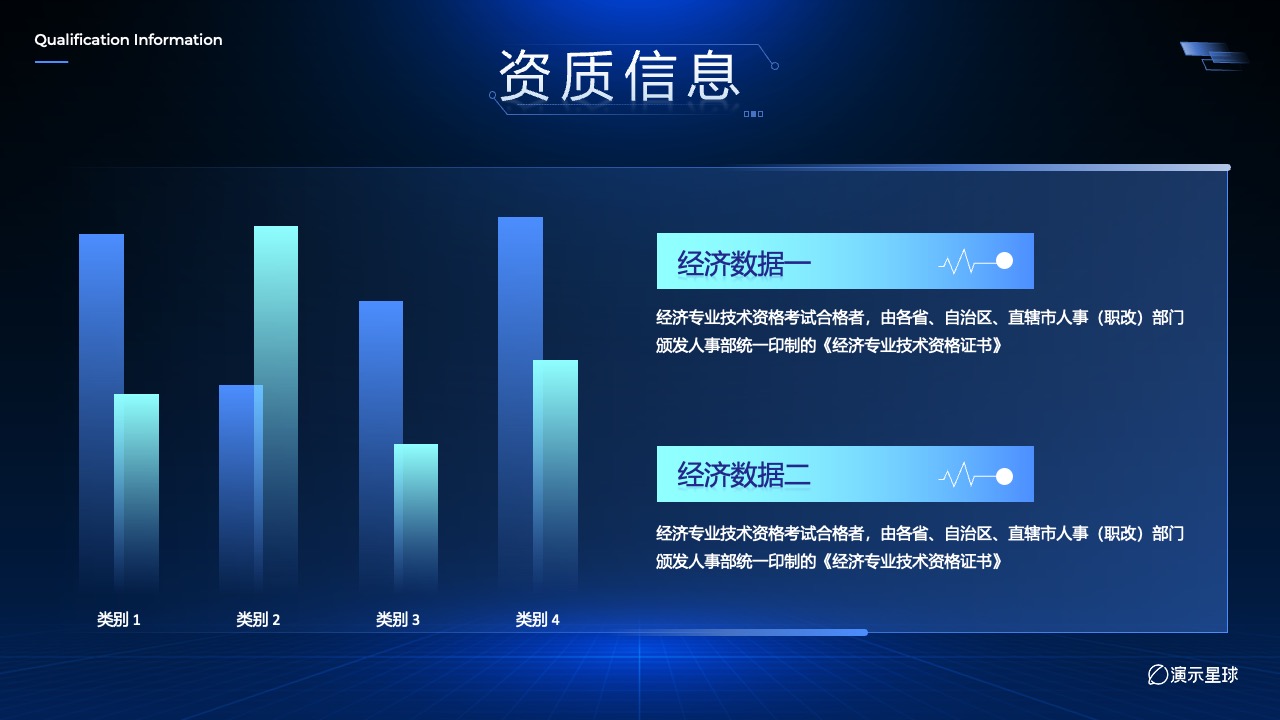 行业资质概览：电力、新能源与医药PPT模板免费下载
